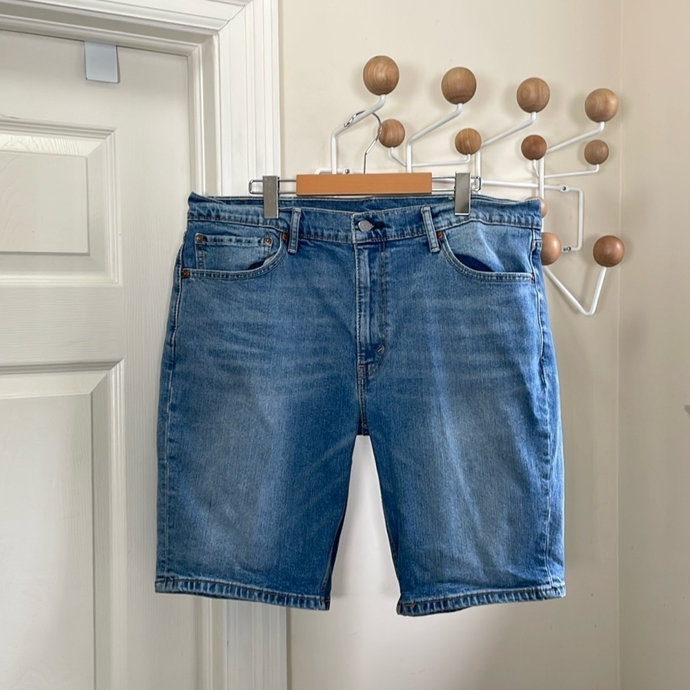 Levi's - 501 Denim Jean Shorts - Blue - 38